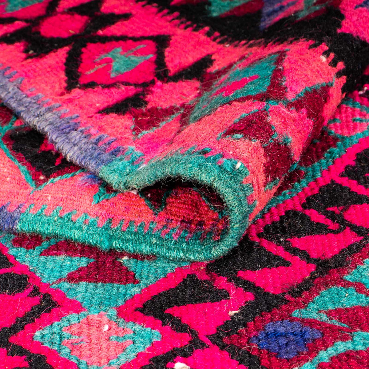 Tappeto corsia Tappeto Kelim - Vecchio - 315 x 135 cm - multicolore