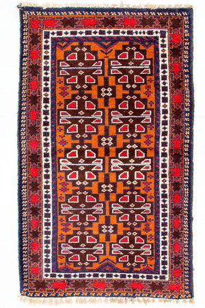 Tappeto Belutsch - 137 x 79 cm - multicolore