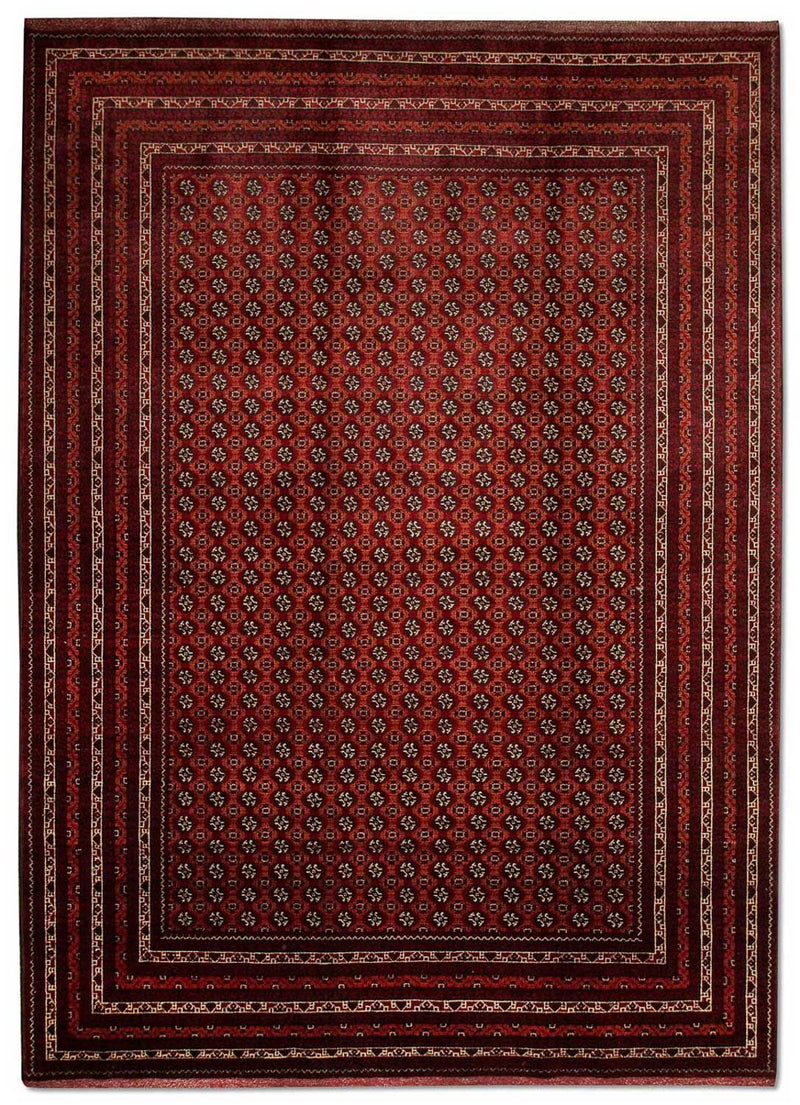 Tappeto afgano - Bukhara - 293 x 201 cm - rosso