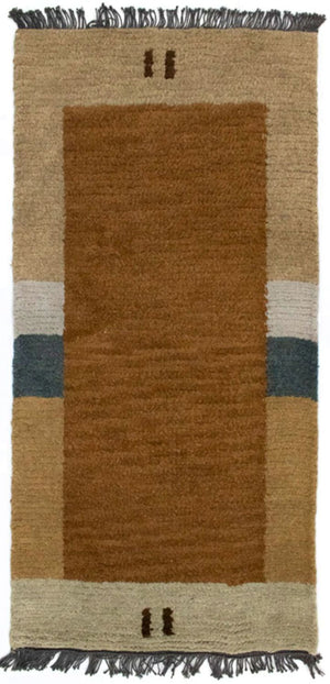Tappeto Nepal - 140 x 70 cm - marrone
