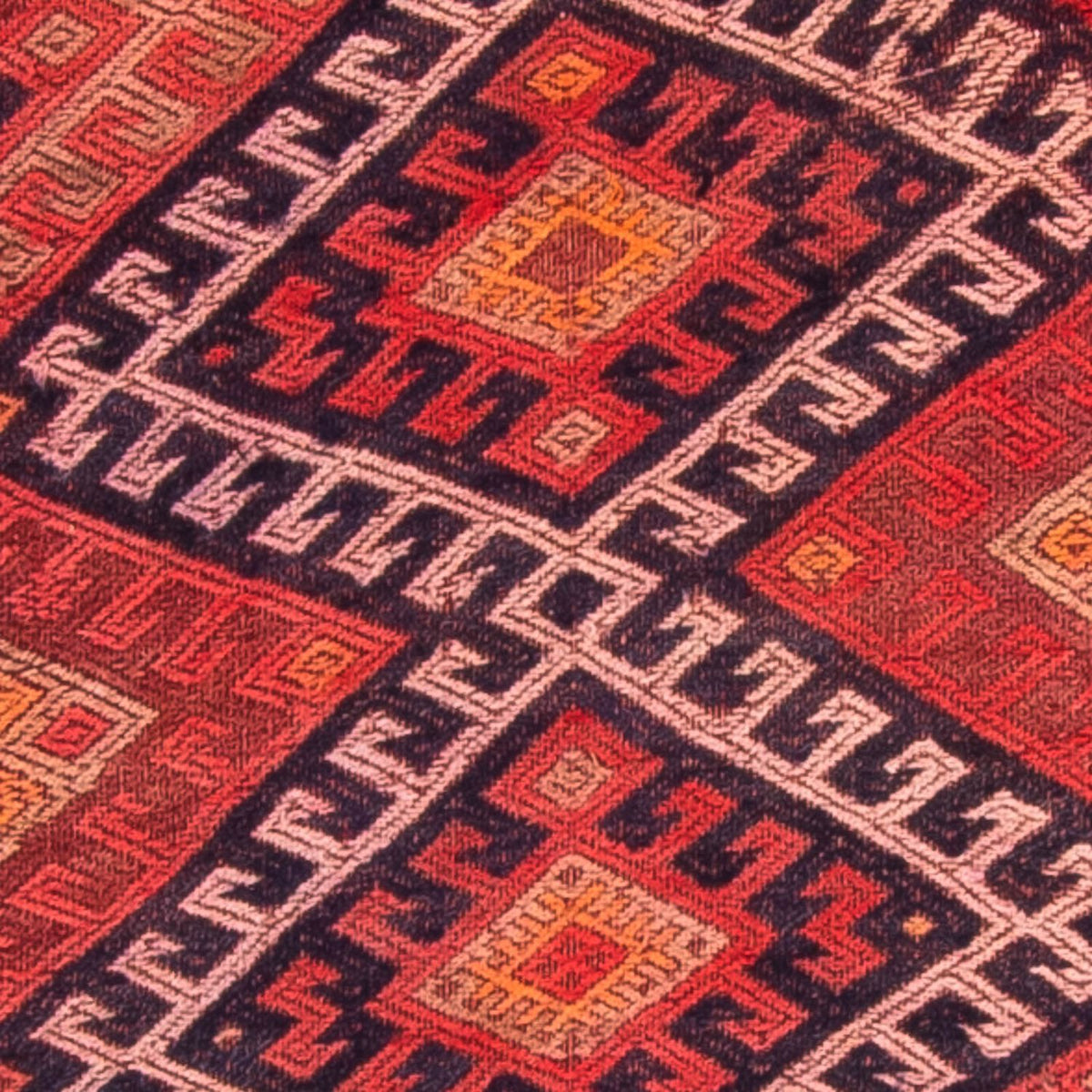 Tappeto corsia Tappeto Kelim - Vecchio - 380 x 75 cm - multicolore