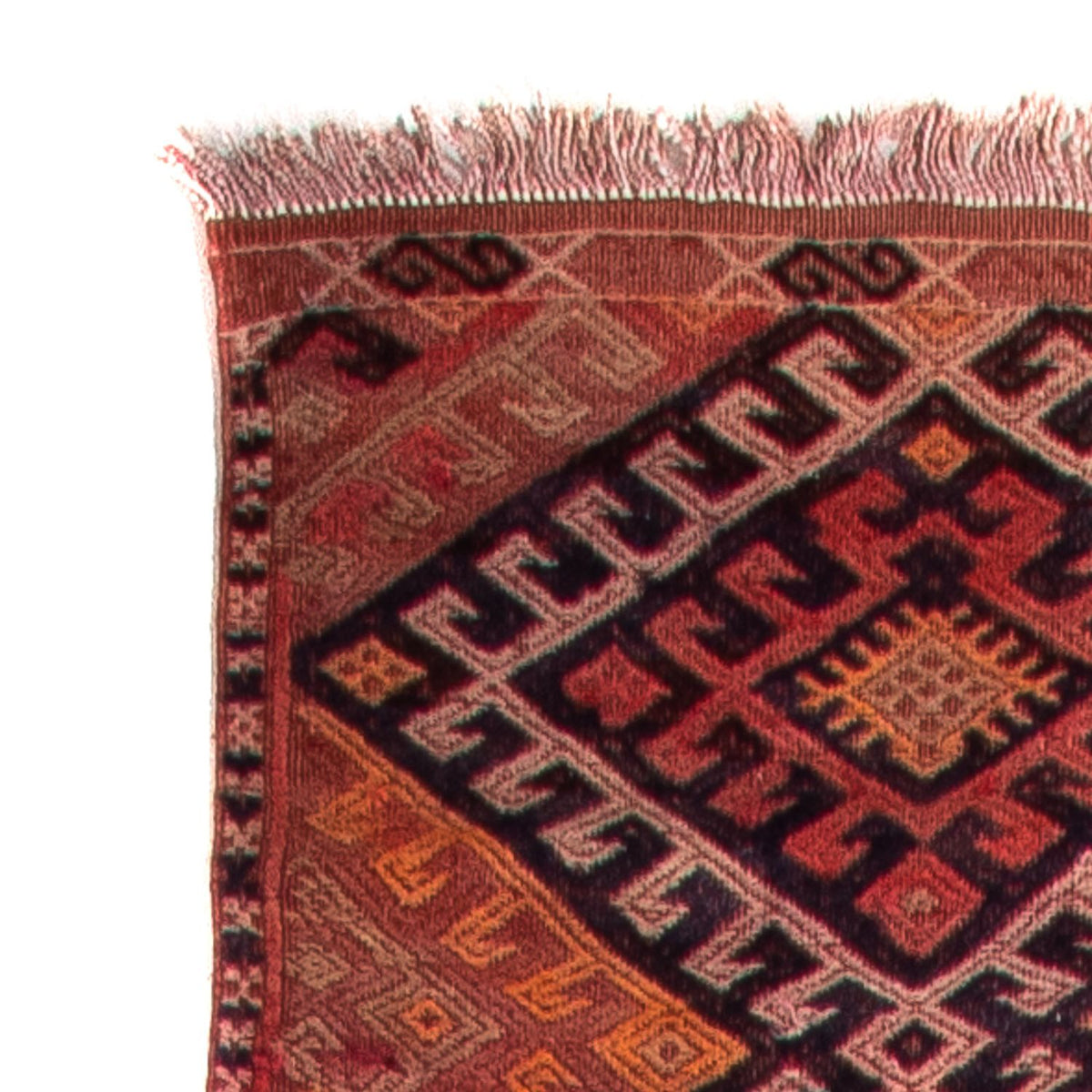 Tappeto corsia Tappeto Kelim - Vecchio - 380 x 75 cm - multicolore