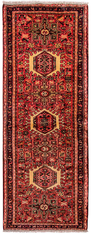 Tappeto corsia Tappeto Persero - Nomade - 197 x 75 cm - rosso