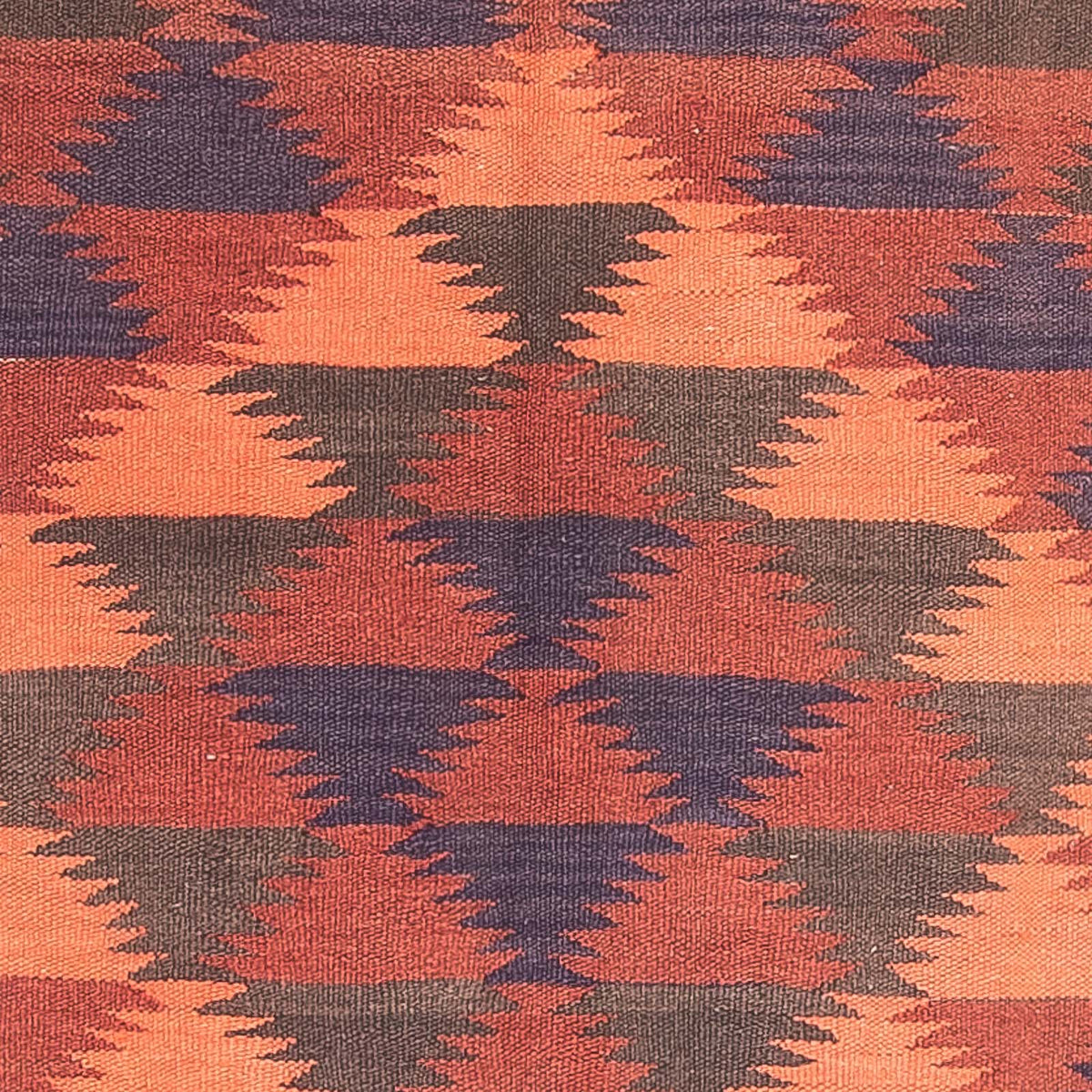 Tappeto corsia Tappeto Kelim - Vecchio - 450 x 130 cm - marrone