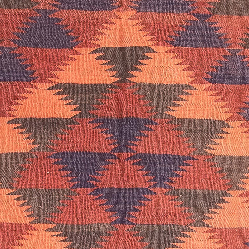 Tappeto corsia Tappeto Kelim - Vecchio - 450 x 130 cm - marrone