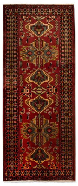Tappeto corsia Tappeto Persero - Nomade - 200 x 82 cm - rosso