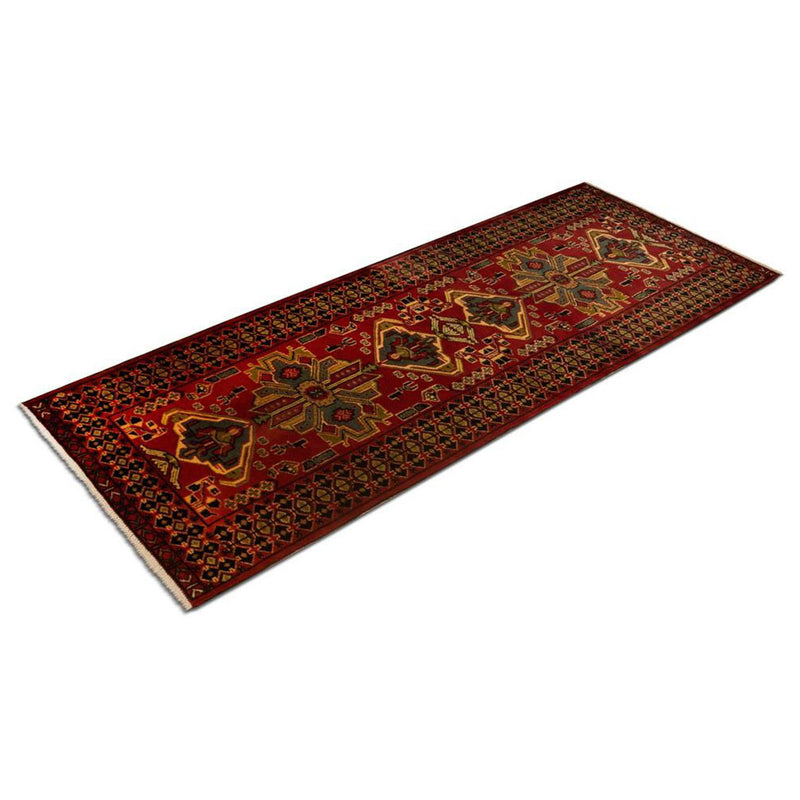 Tappeto corsia Tappeto Persero - Nomade - 200 x 82 cm - rosso