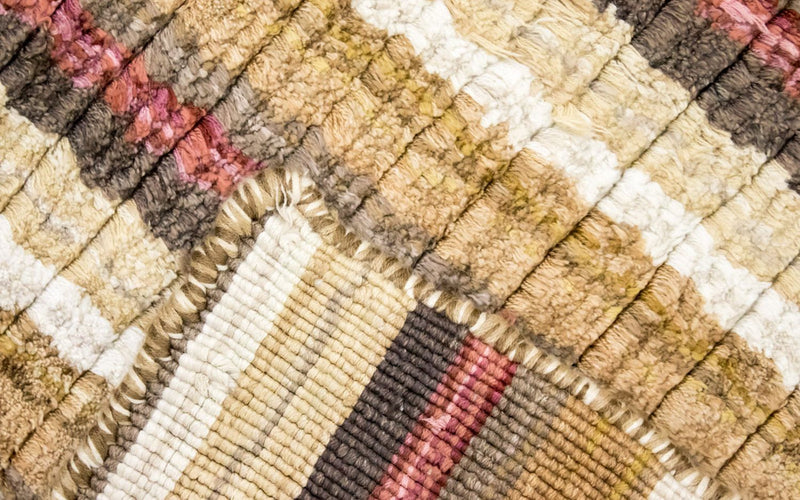 Tappeto in viscosa quadrato  - 200 x 200 cm - multicolore