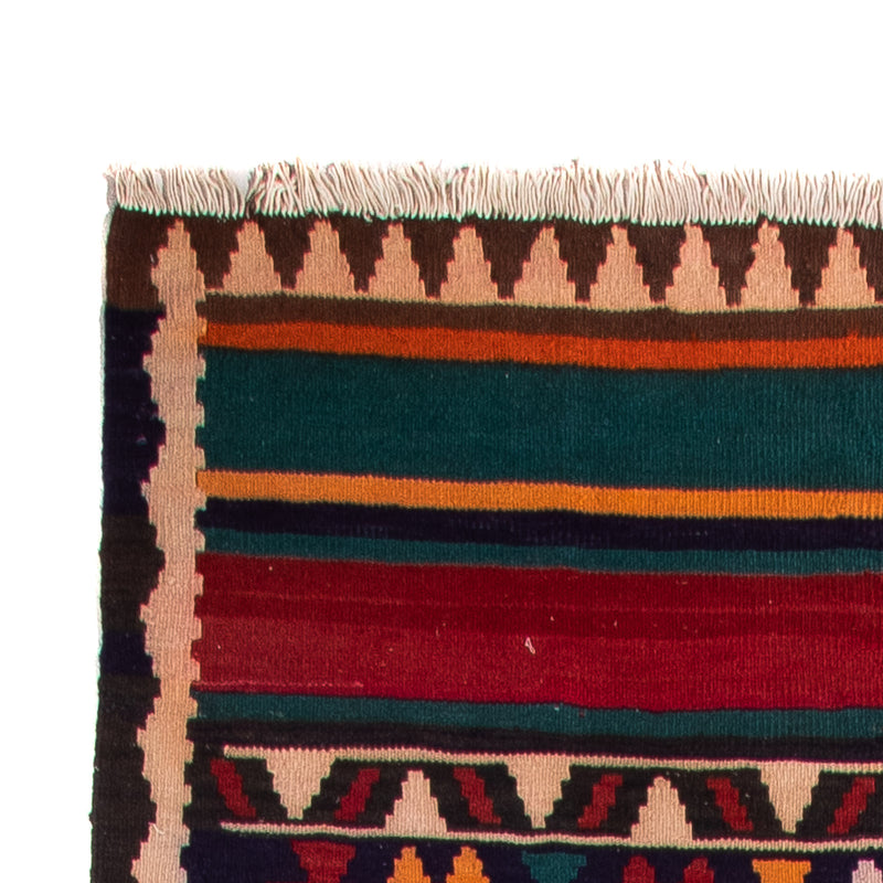 Tappeto corsia Tappeto Kelim - Vecchio - 370 x 145 cm - multicolore