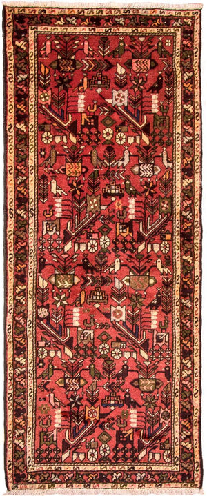 Tappeto corsia Tappeto Persero - Nomade - 200 x 83 cm - rosso