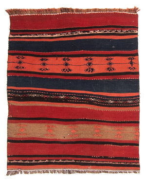 Tappeto Kelim - Vecchio - 100 x 90 cm - multicolore
