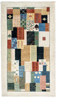 Tappeto Gabbeh - Loribaft Persero - 165 x 95 cm - colorato