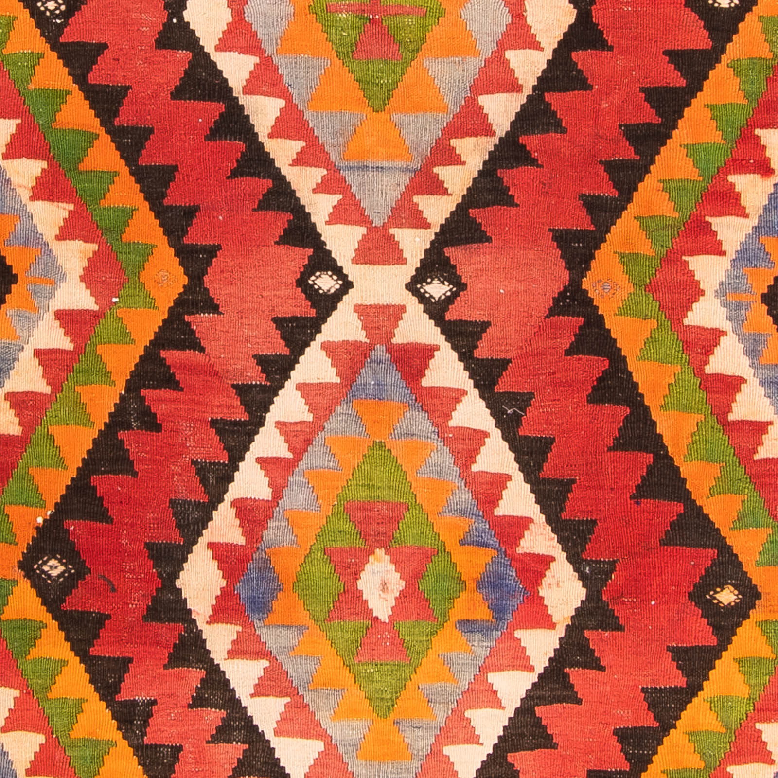 Tappeto corsia Tappeto Kelim - Vecchio - 315 x 150 cm - multicolore