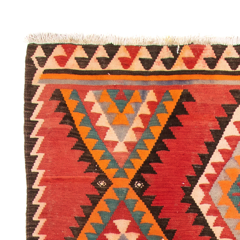 Tappeto corsia Tappeto Kelim - Vecchio - 315 x 150 cm - multicolore
