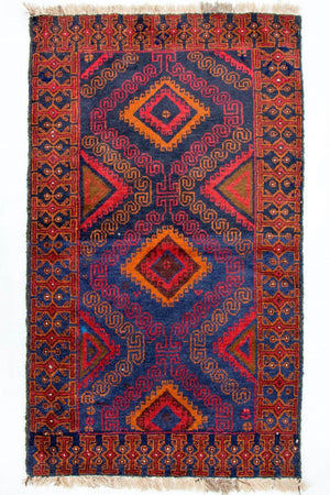 Tappeto Belutsch - 140 x 79 cm - blu
