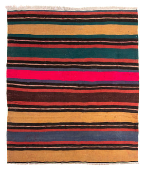 Tappeto Kelim - Vecchio - 190 x 175 cm - multicolore