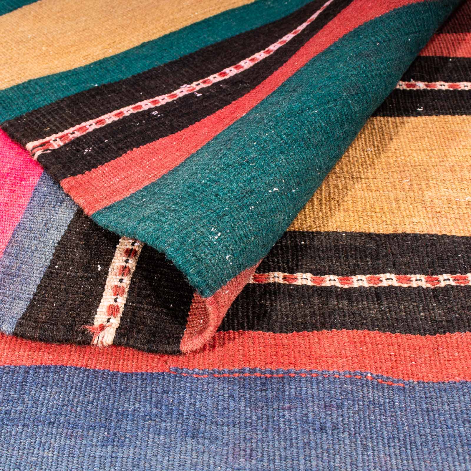 Tappeto Kelim - Vecchio - 190 x 175 cm - multicolore