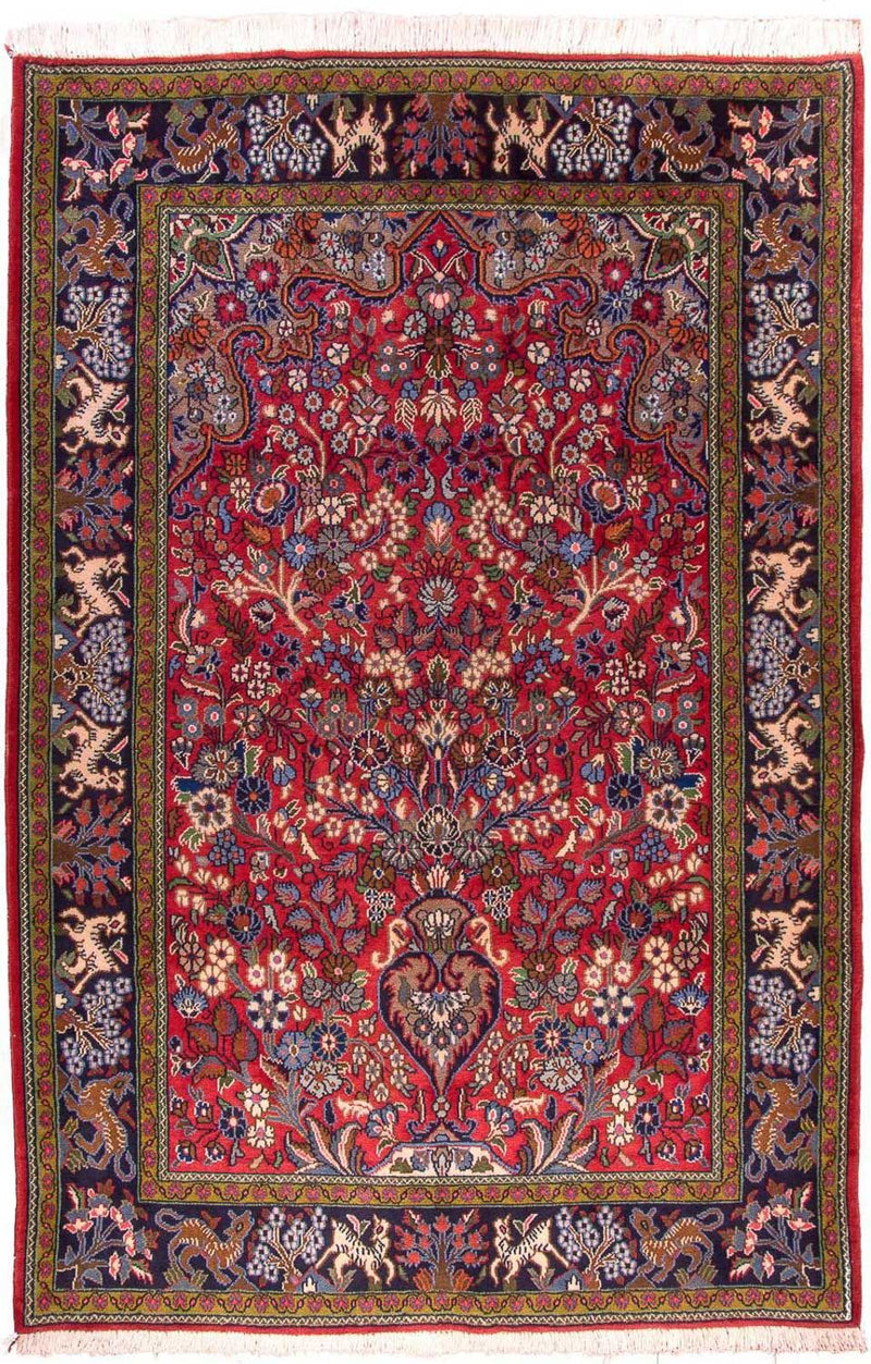 Tappeto Persero - Ghom - 200 x 140 cm - rosso