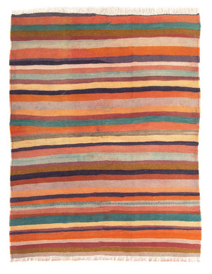 Tappeto Kelim - Vecchio - 170 x 140 cm - multicolore