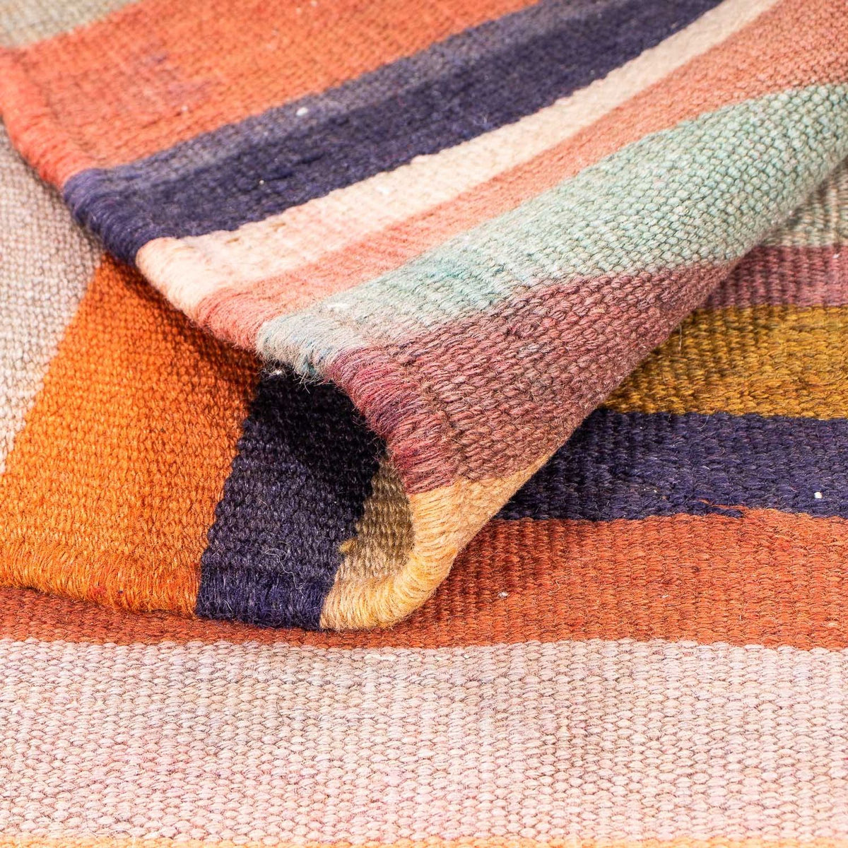 Tappeto Kelim - Vecchio - 170 x 140 cm - multicolore