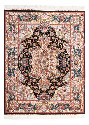 Tappeto Persero - Tabriz - Reale - 200 x 150 cm - blu scuro