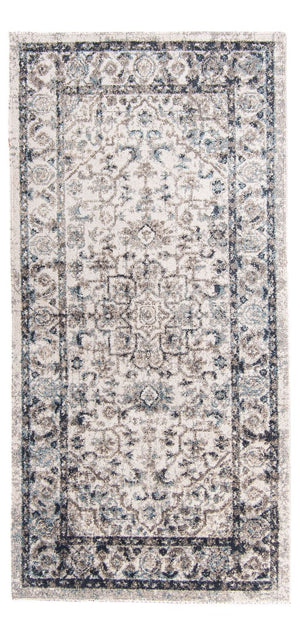 Tappeto moderno - 150 x 75 cm - argento
