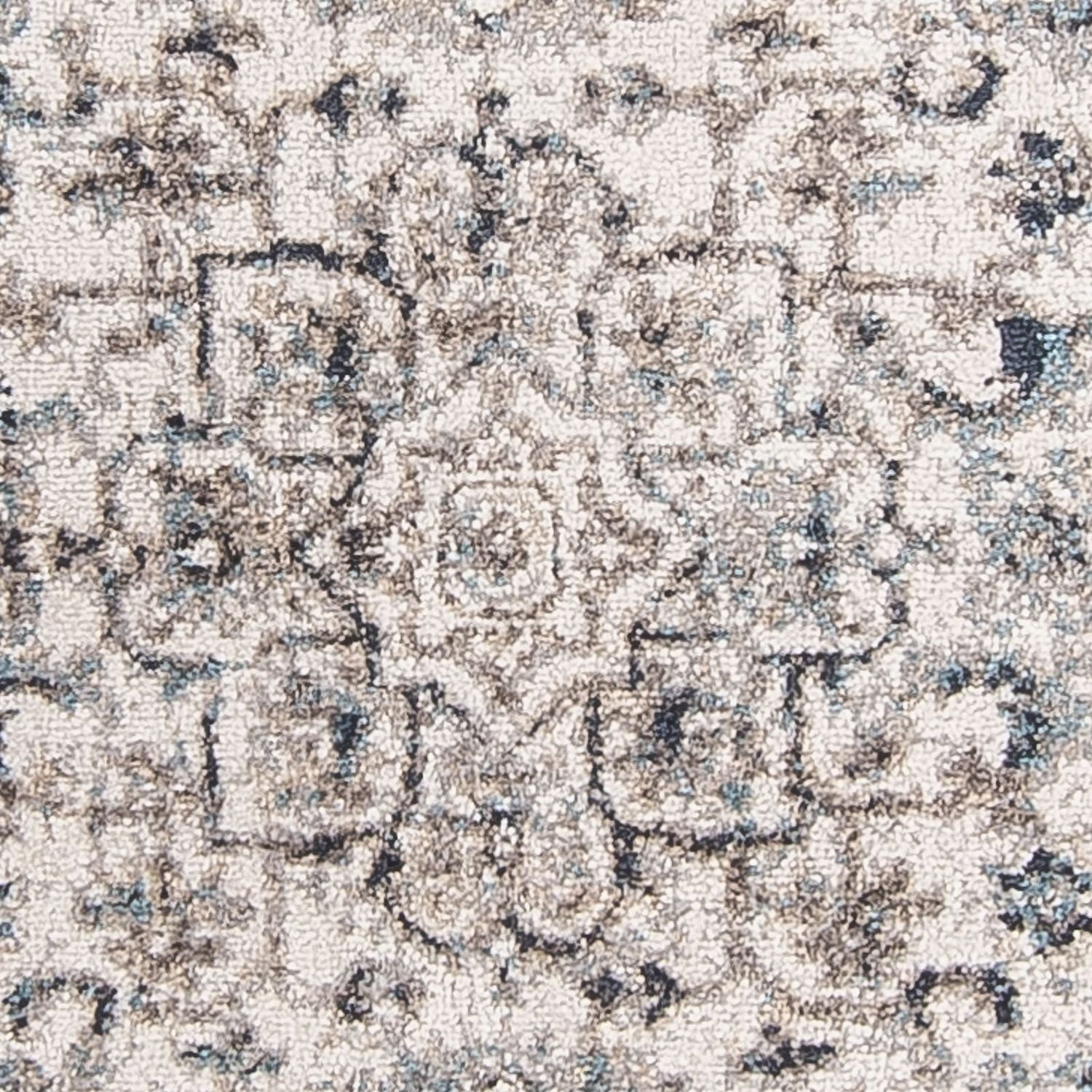 Tappeto moderno - 150 x 75 cm - argento