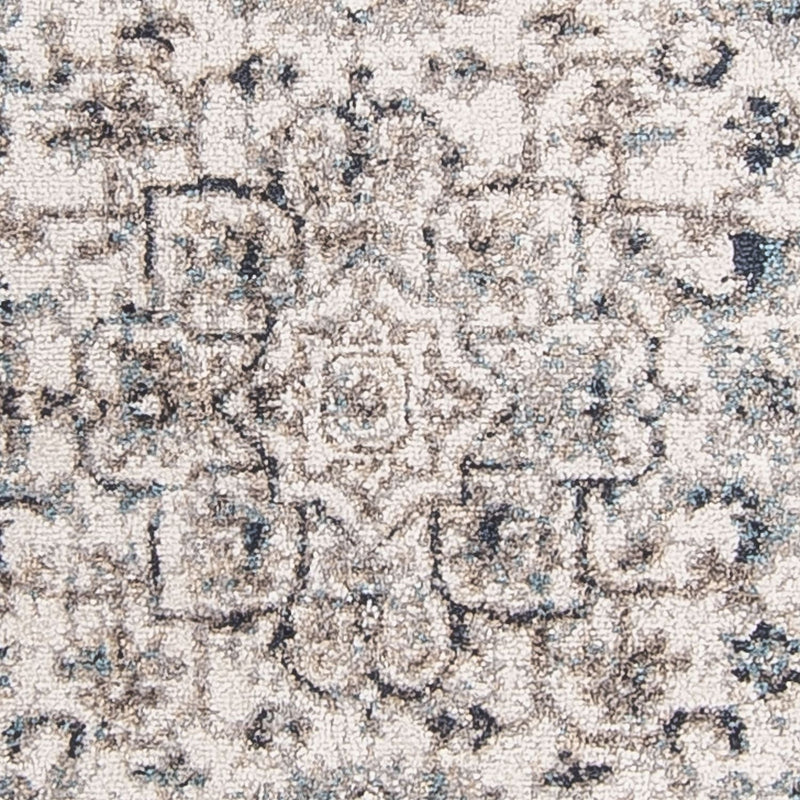 Tappeto moderno - 150 x 75 cm - argento