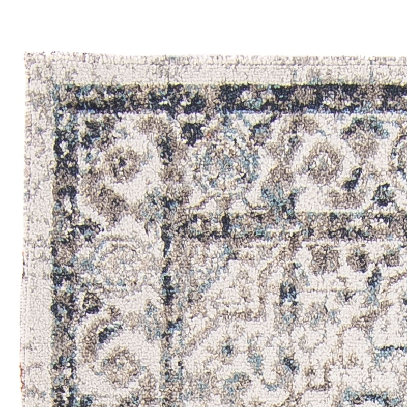 Tappeto moderno - 150 x 75 cm - argento