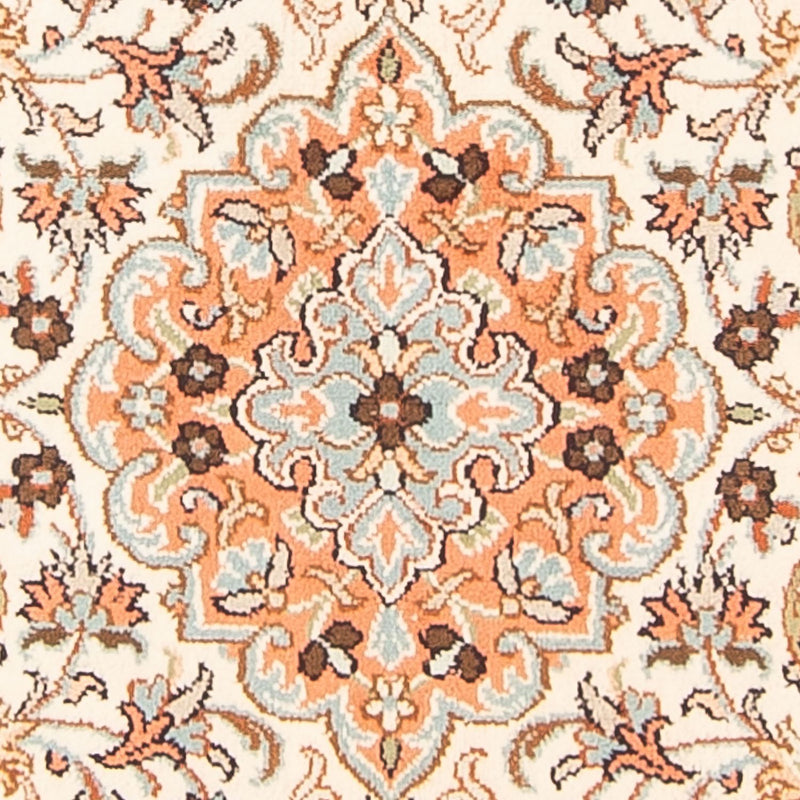 Tappeto di seta - Seta del Kashmir - 125 x 78 cm - crema