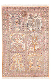 Tappeto di seta - Seta del Kashmir - 119 x 79 cm - multicolore