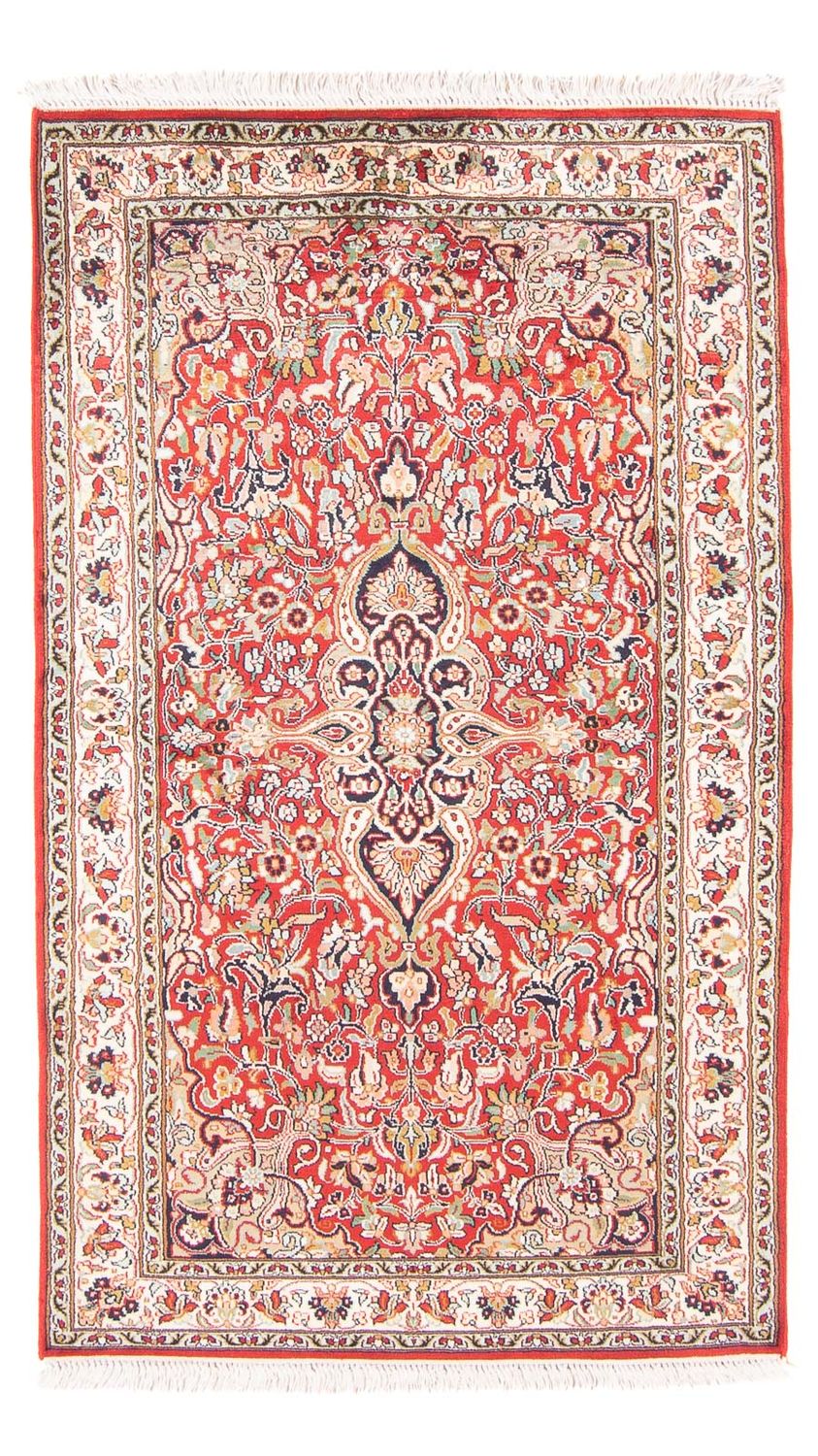 Tappeto di seta - Seta del Kashmir - 162 x 90 cm - rosso