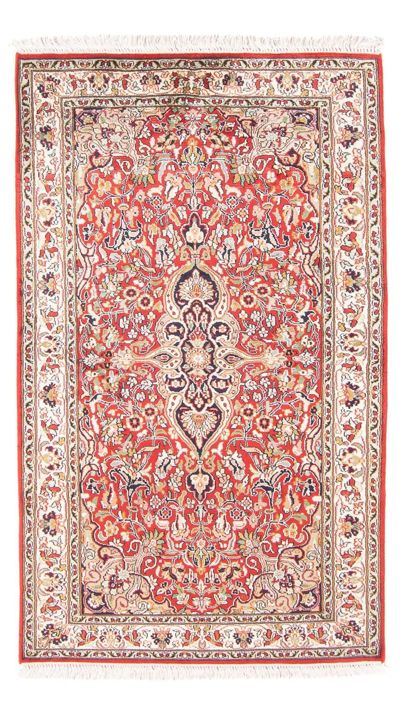 Tappeto di seta - Seta del Kashmir - 162 x 90 cm - rosso