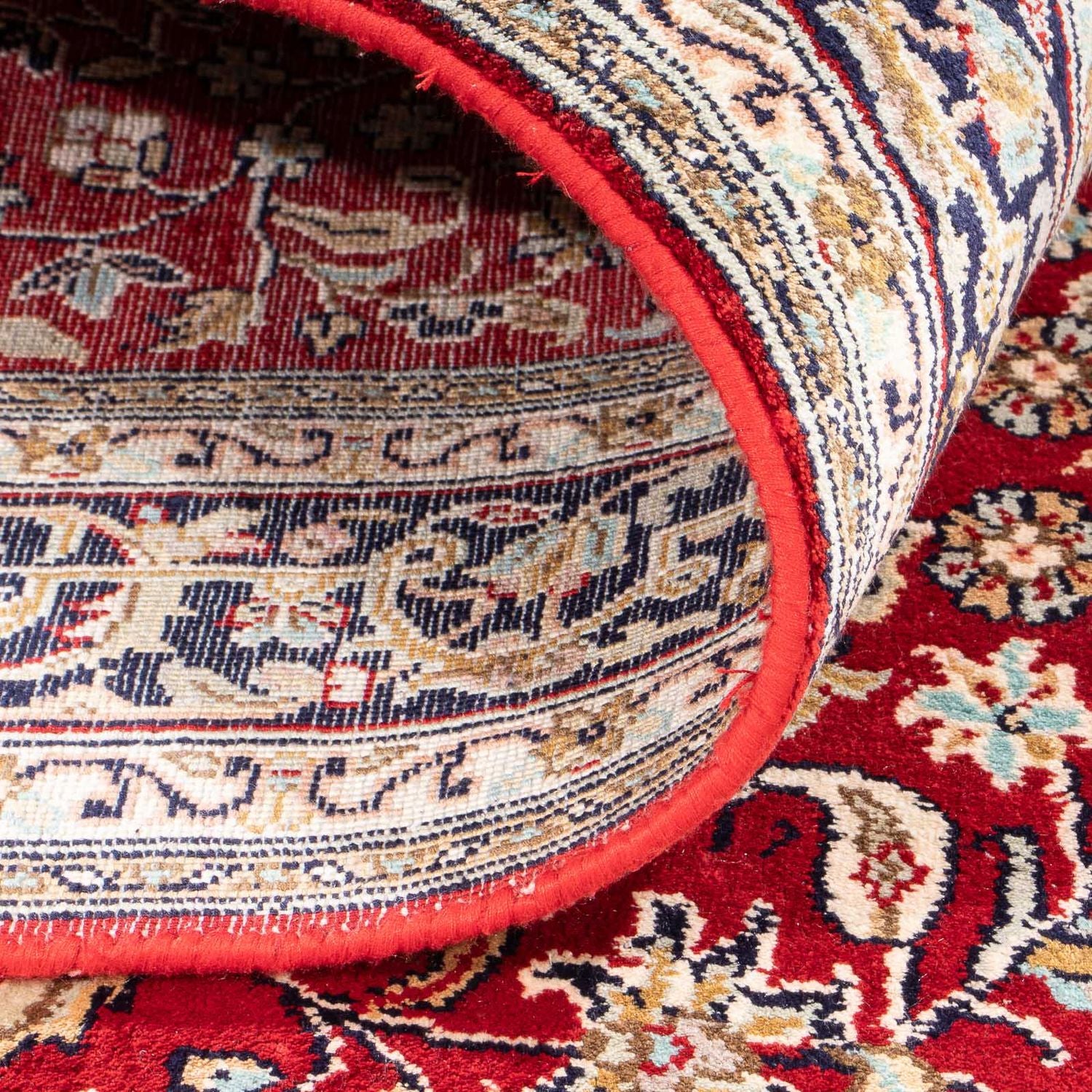 Tappeto di seta - Seta del Kashmir - 162 x 90 cm - rosso