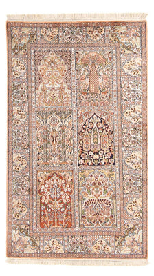 Tappeto di seta - Seta del Kashmir - 148 x 92 cm - multicolore