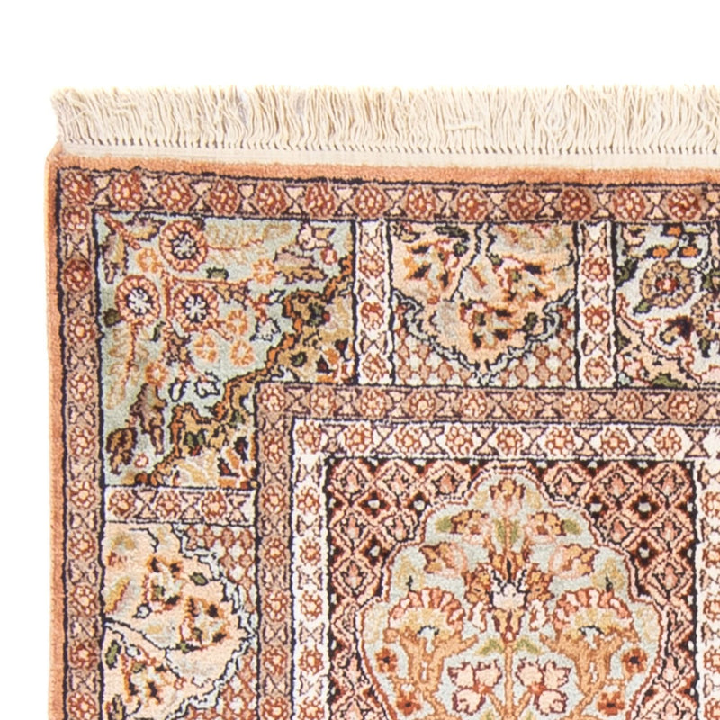 Tappeto di seta - Seta del Kashmir - 148 x 92 cm - multicolore