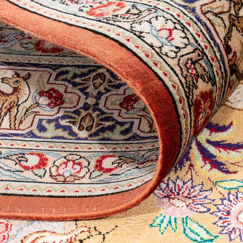 Tappeto di seta - Ghom seta - Premio - 156 x 100 cm - oro
