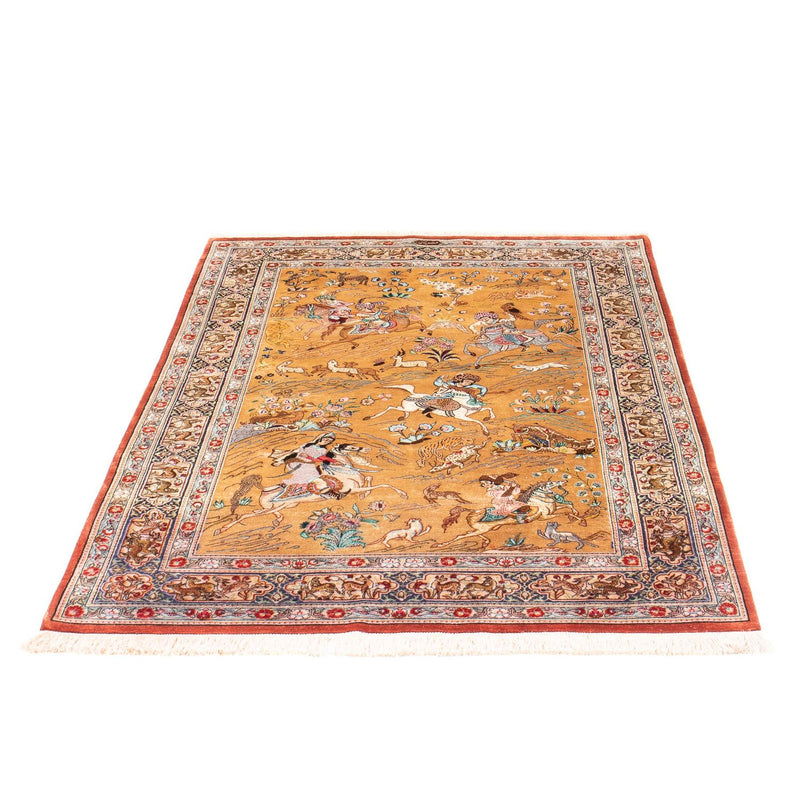 Tappeto di seta - Ghom seta - Premio - 156 x 100 cm - oro