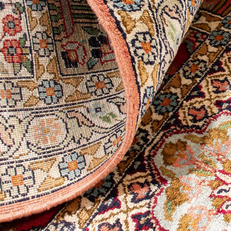 Tappeto di seta - Seta del Kashmir - 155 x 80 cm - multicolore