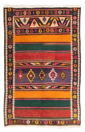 Tappeto Kelim - Vecchio - 190 x 130 cm - multicolore