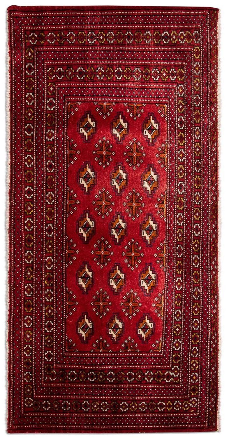 Tappeto Turkaman - 140 x 70 cm - rosso
