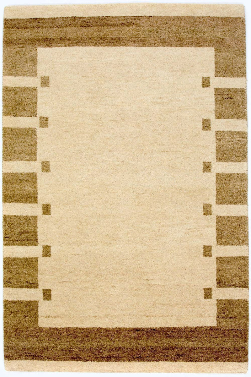 Tappeto Gabbeh - Indus - 185 x 122 cm - beige