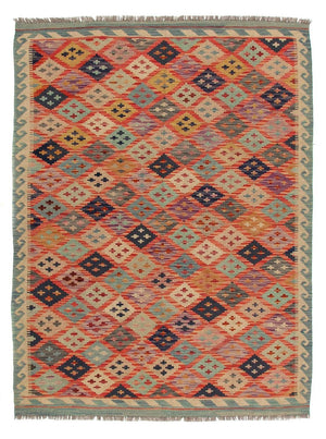 Tappeto Kelim - Splash - 197 x 148 cm - multicolore