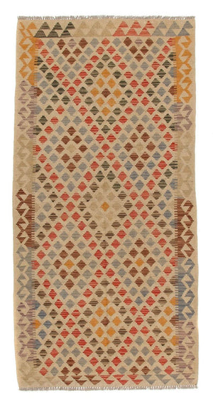 Tappeto corsia Tappeto Kelim - Splash - 198 x 97 cm - multicolore