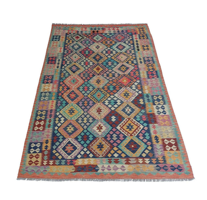 Tappeto Kelim - Splash - 295 x 203 cm - multicolore
