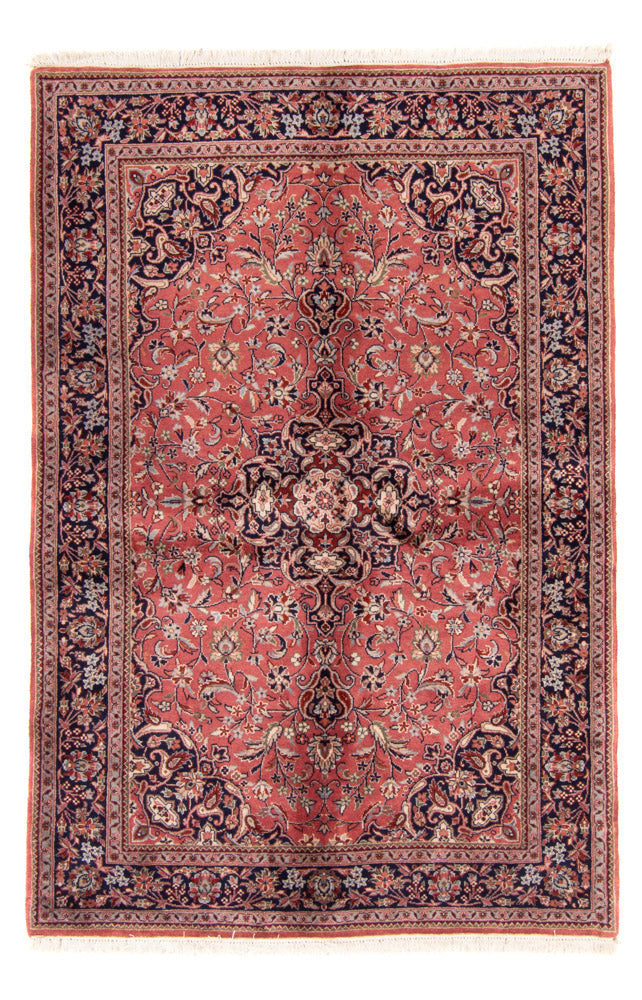 Tappeto orientale - Indo - Reale - 188 x 125 cm - salmone