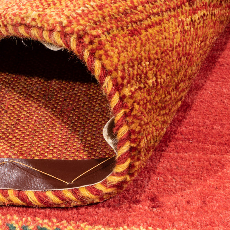 Tappeto Gabbeh - Loribaft Persero - 198 x 145 cm - rosso