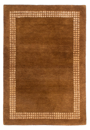 Tappeto di lana - 192 x 135 cm - marrone