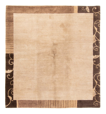Tappeto Nepal - Reale quadrato  - 204 x 198 cm - beige