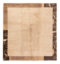Tappeto Nepal - Reale quadrato  - 204 x 198 cm - beige